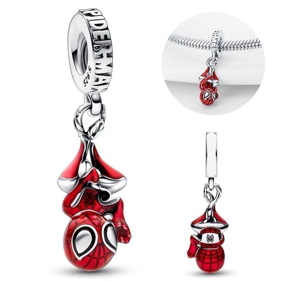 Spider-Man Charm Silver Pendant 18$